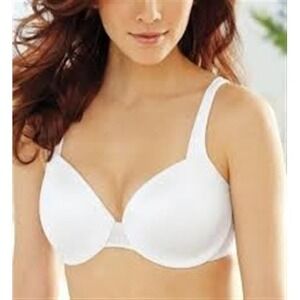 NWT Bali 34DD Worry Free Wire T-Shirt Bra White 3T62 127822